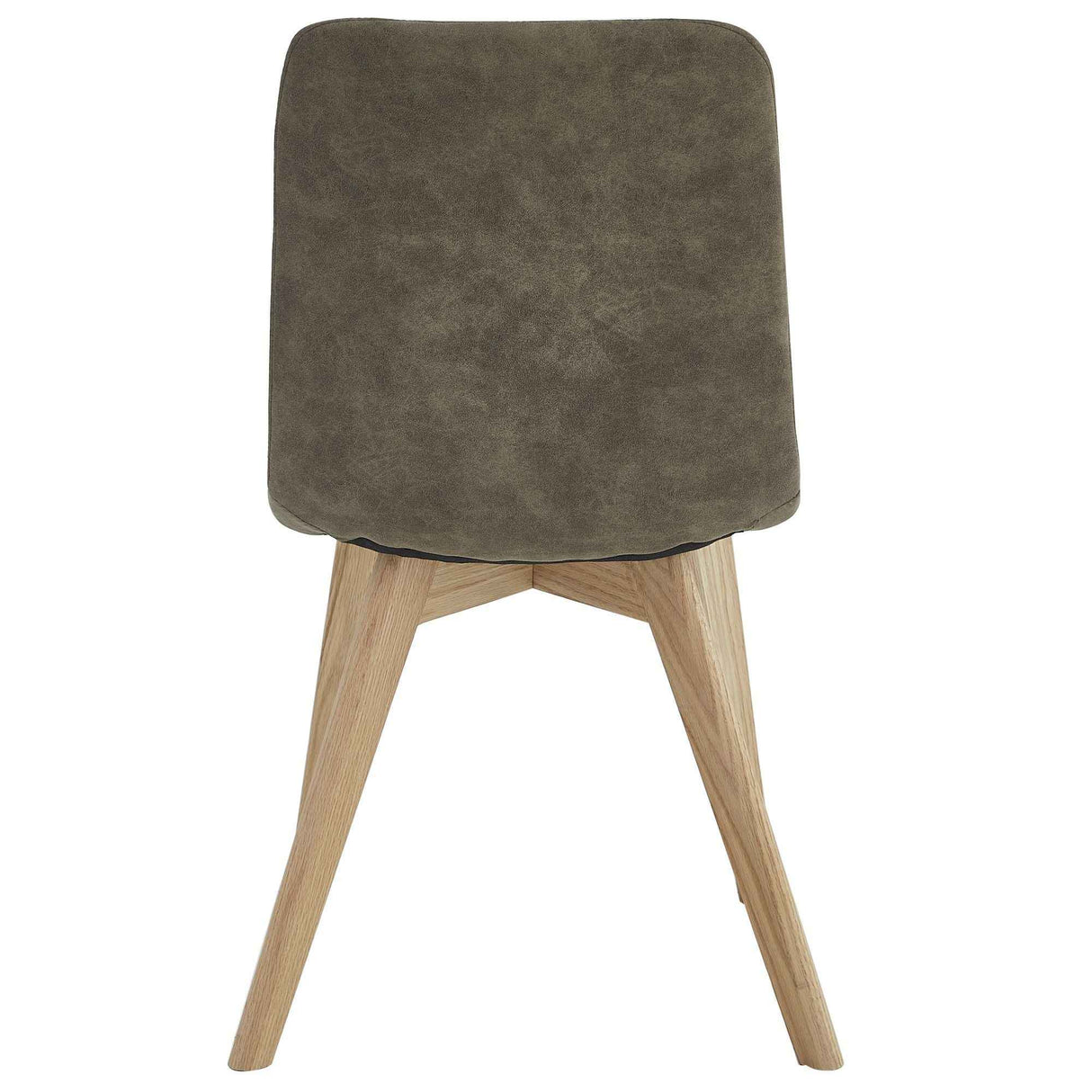 4x Set PRIME DOM Stuhl - Essen, Taupe Samt, 43x53x88 cm