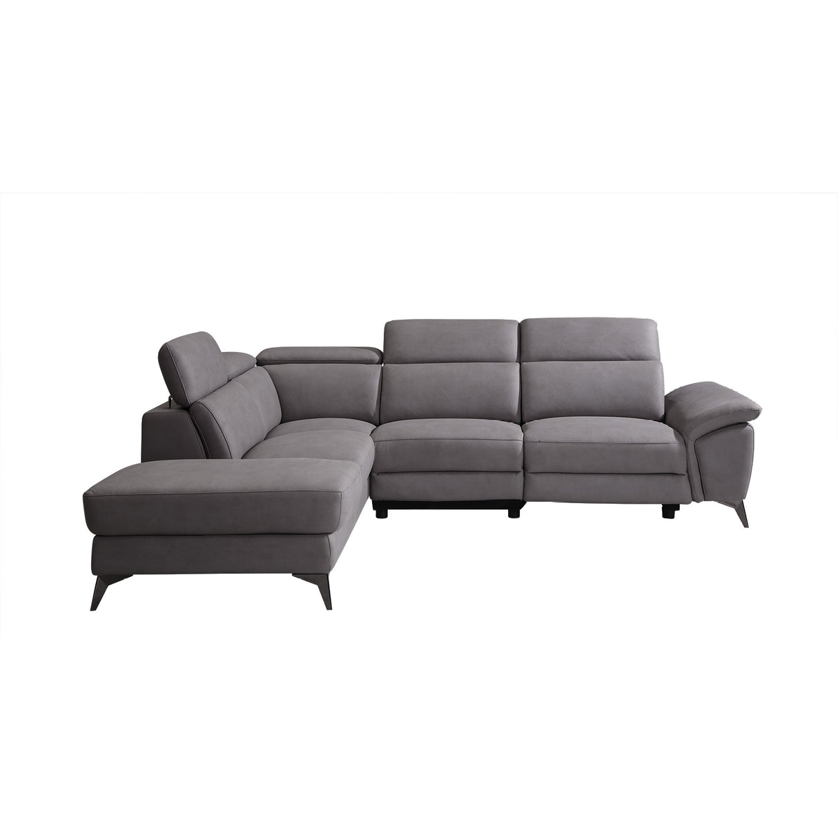 Ecksofa Navora beige mit Motor Rechts beige