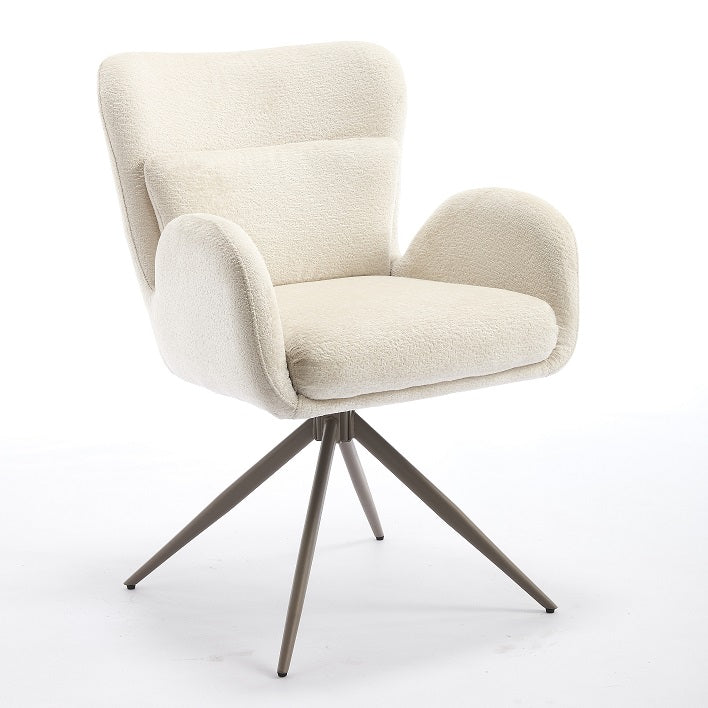 Armlehnstuhl Adrian 180° Beige