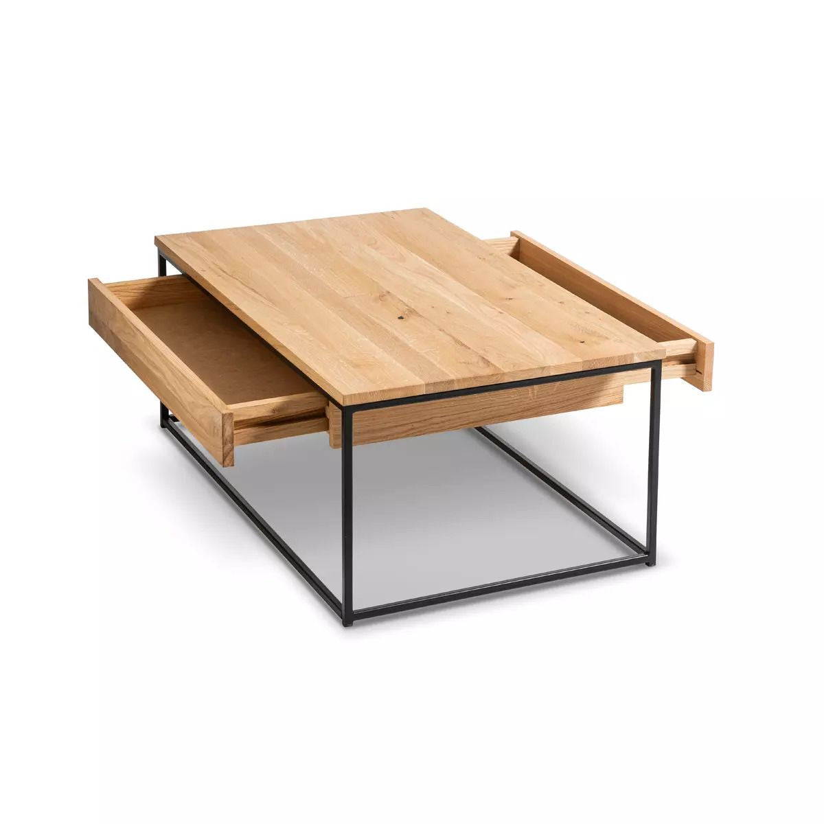 Birmingham Couchtisch Eiche mit Schublade 105x62 cm