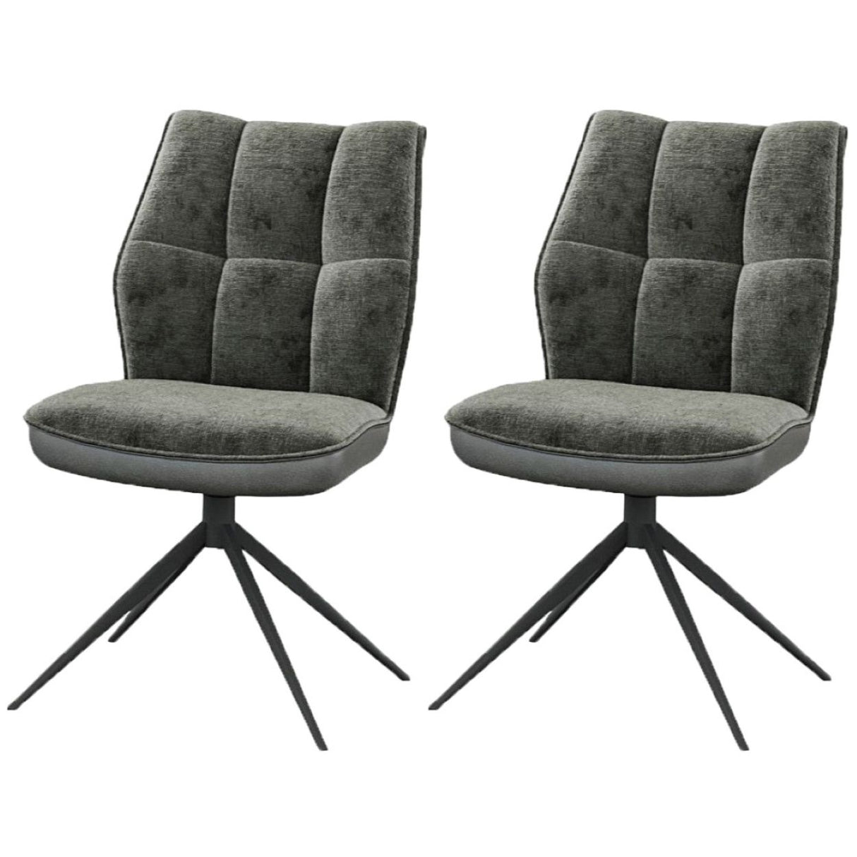 Calvin+ Stuhl 360°-Drehung, grau