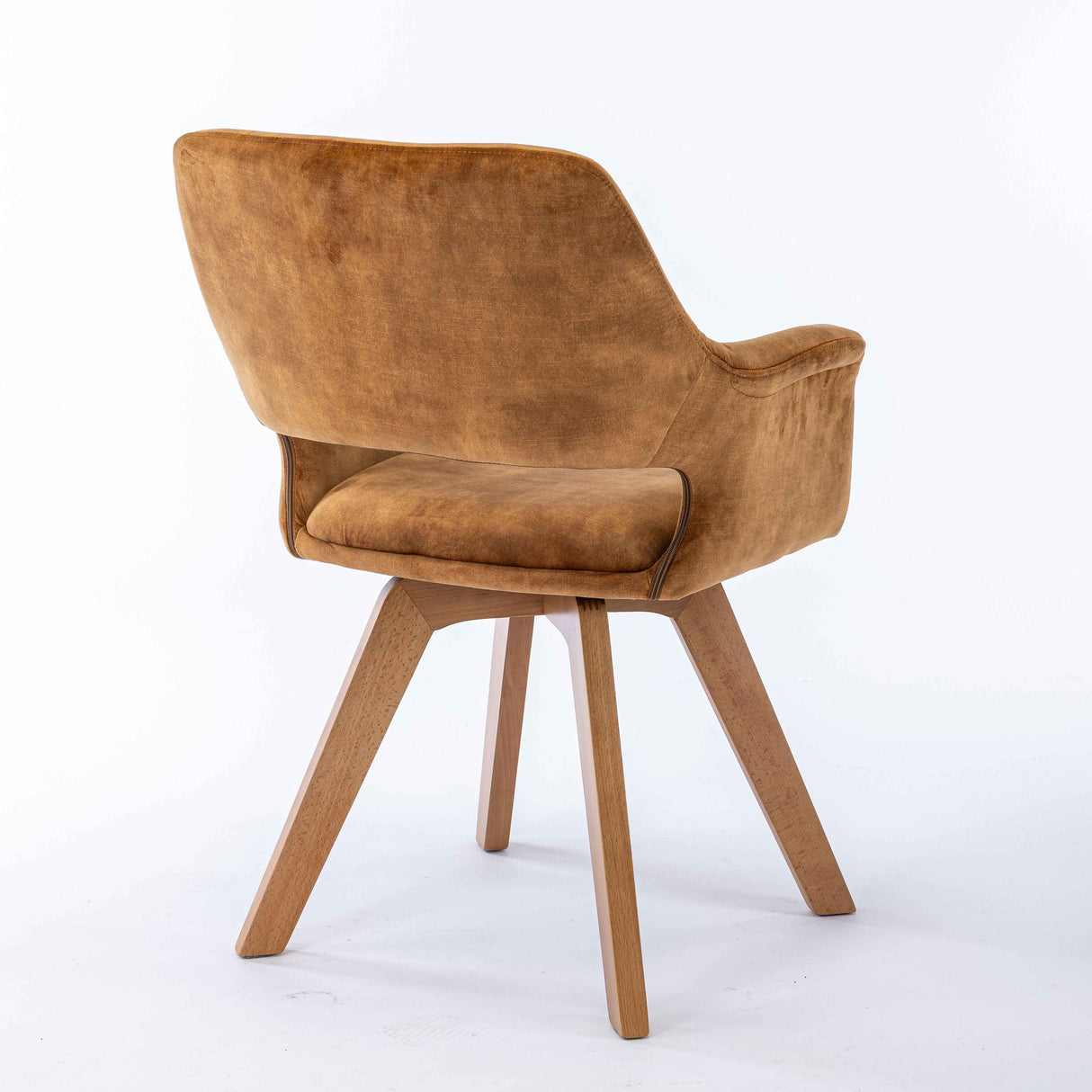 DAVID Armlehnstuhl 360° Curry /Gelb 58 x 61 x 83cm