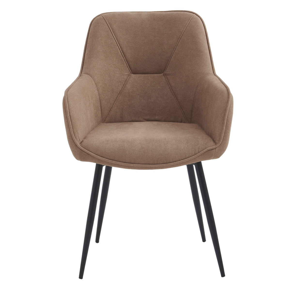 FELDMANN Armlehnstuhl Dunkelgrau 63,5 x 65 x 91cm