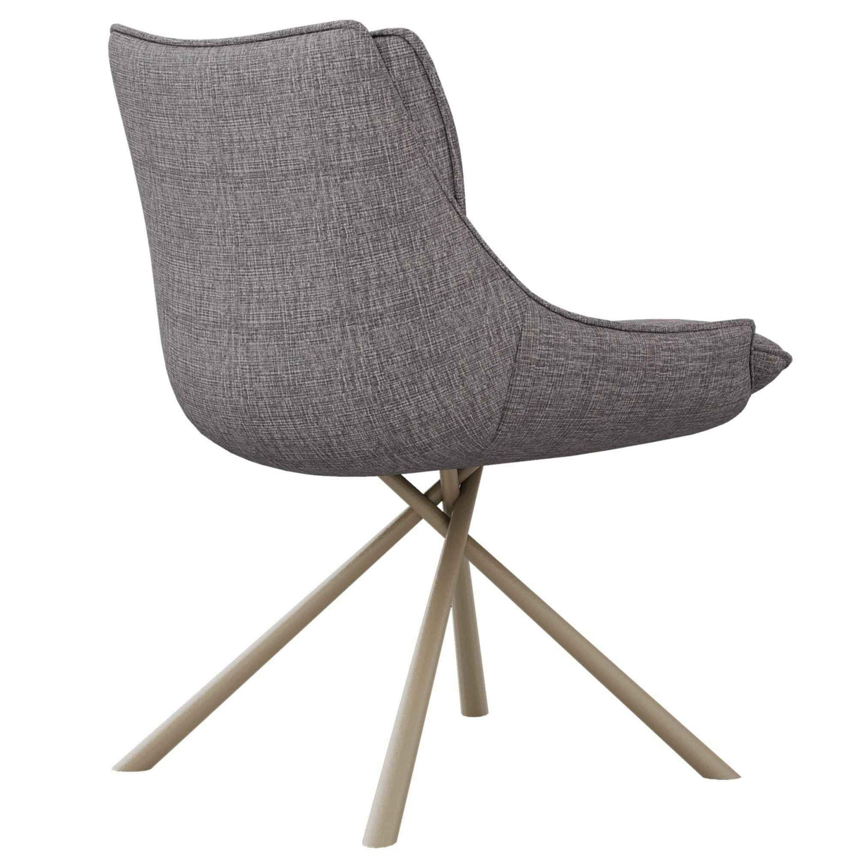 FLORENZ Design Stuhl Braun 56x66x87cm