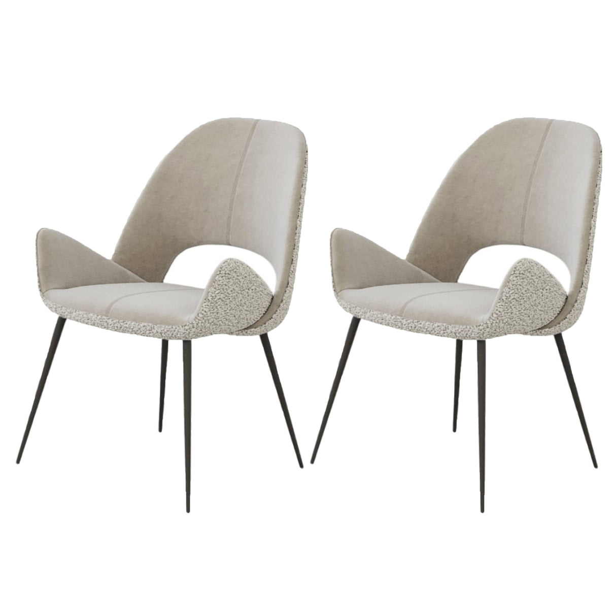 Stuhl Gregor beige /schwarz