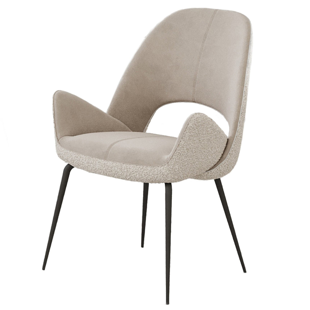 Stuhl Gregor beige /schwarz