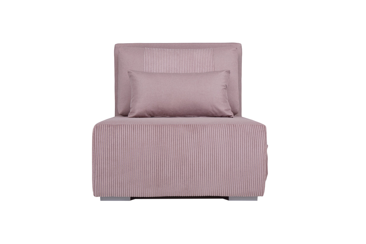 GENF Relax Sessel mit Schlafunktion Rosa 92x116x96cm