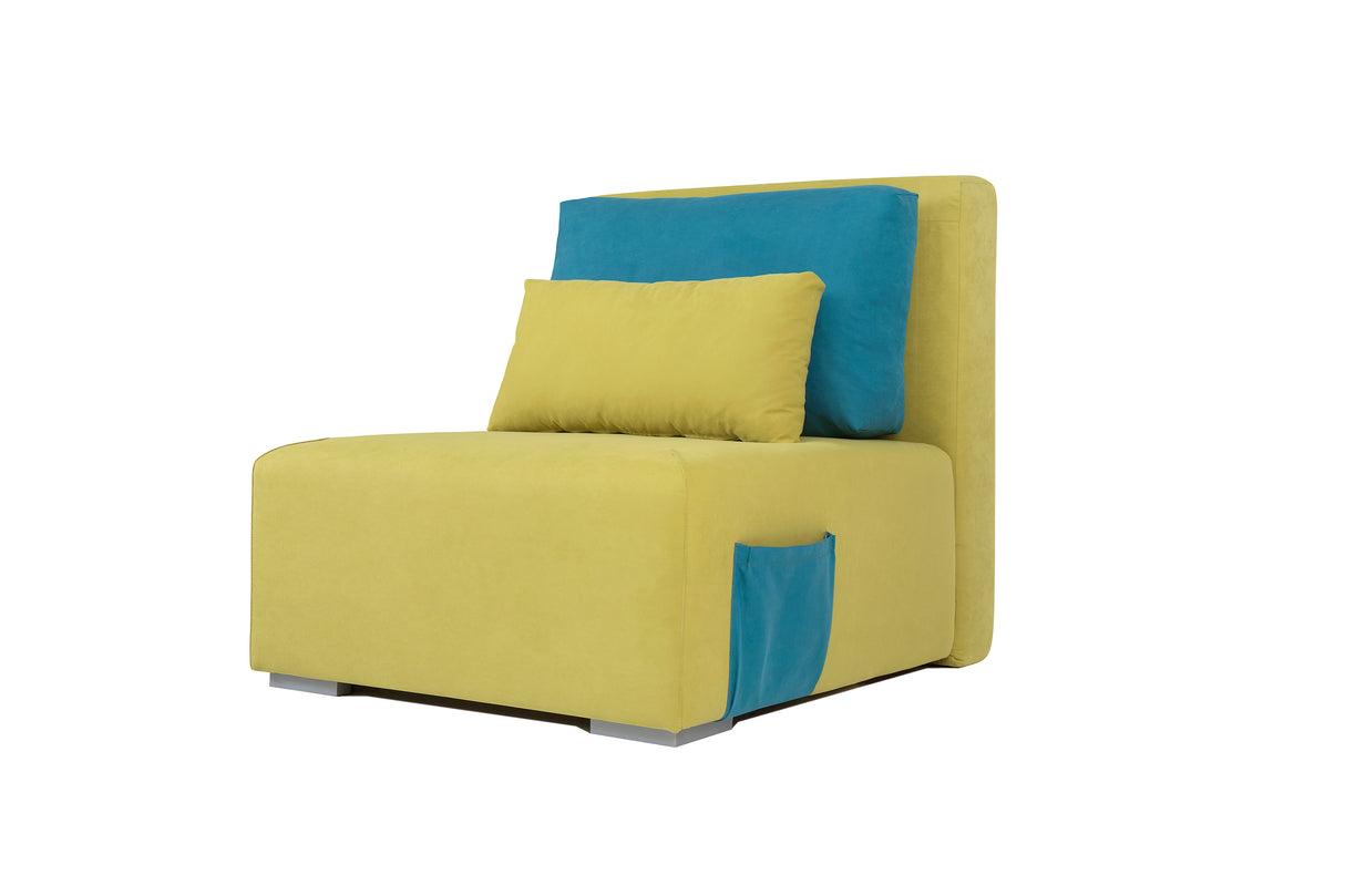 GENF Relax Sessel mit Schlafunktion Rosa 92x116x96cm