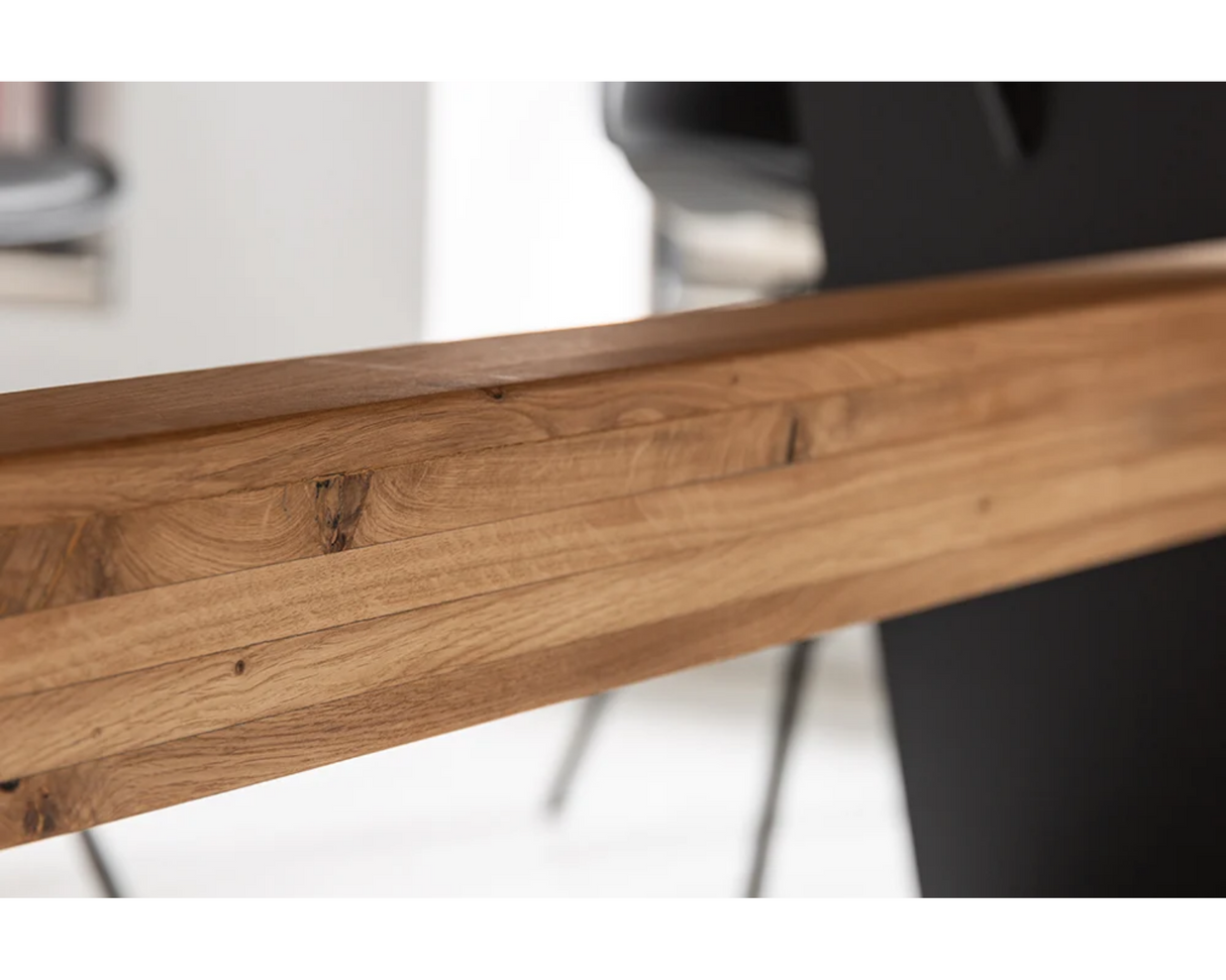 HERCULES Familien Tisch geölt, Massivholz aus Eiche 240x100 cm