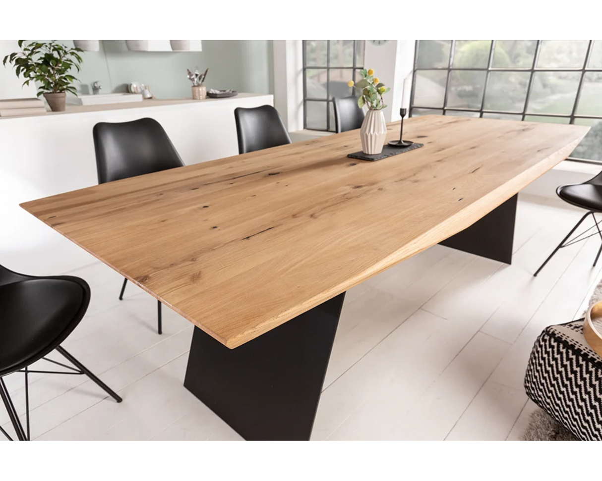 HERCULES Familien Tisch geölt, Massivholz aus Eiche 240x100 cm