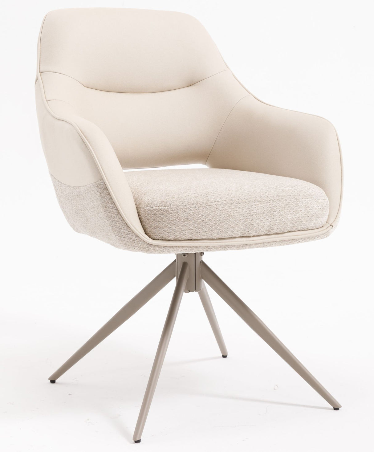 Hermann Armelehnstuhl 360 Grad Drehbar beige