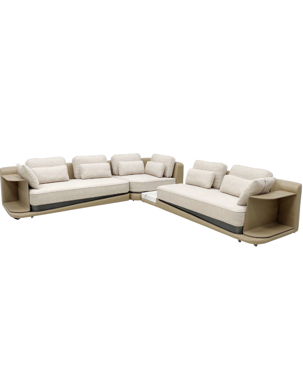 Ecksofa Portofino Italy beige - Prime Möbel