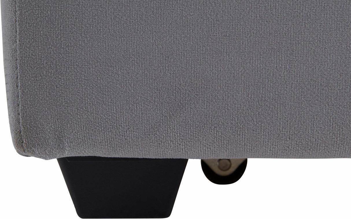 Prima Value Boxspringbett hellgrau