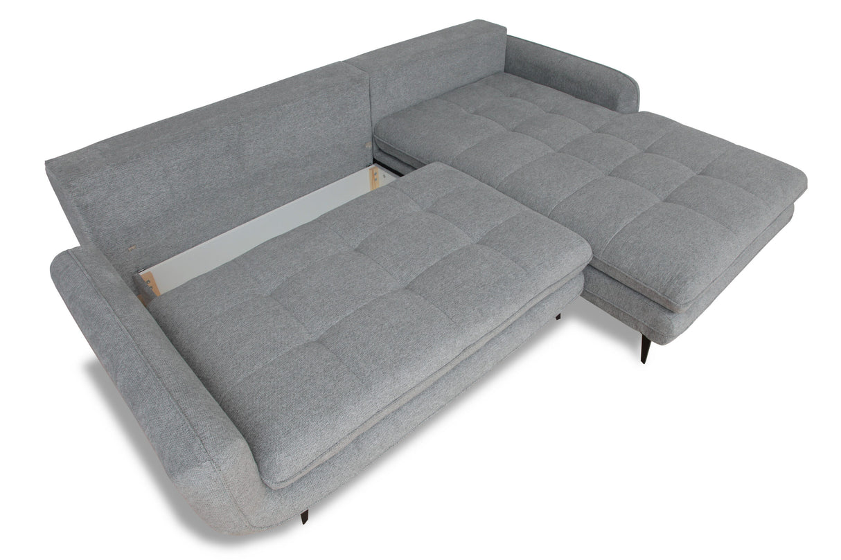 Vento Ecksofa R 266x189x93 grau