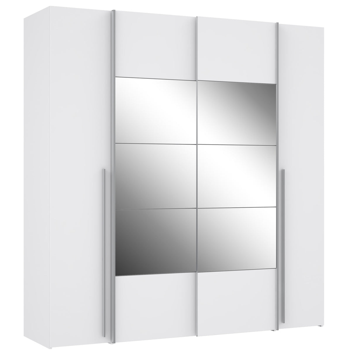 Kleiderschrank mit Spiegel Naruto 200 cm weiss