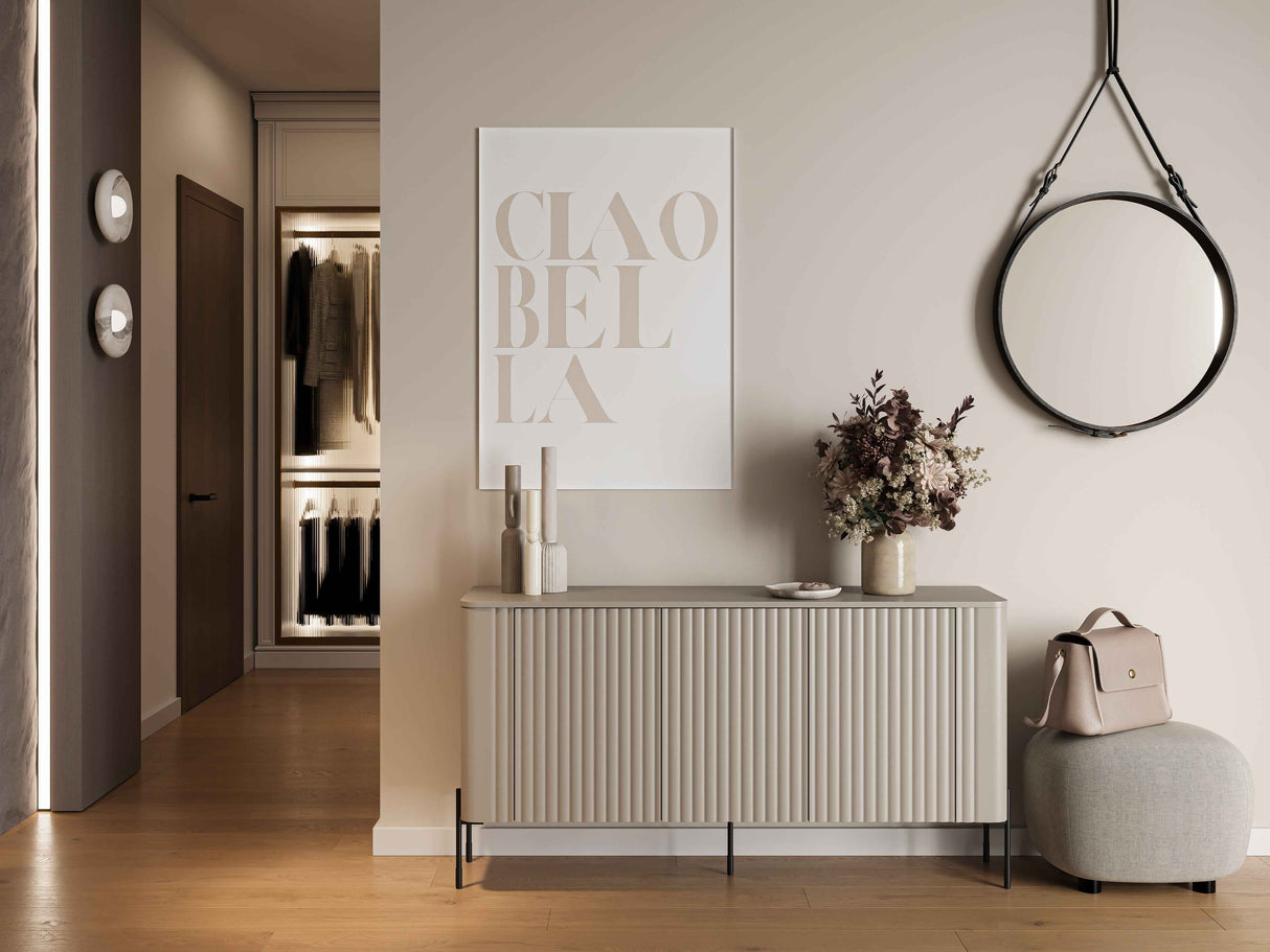 Kommode SOLIS 150×80×40cm – Kaschmir /beige Matt