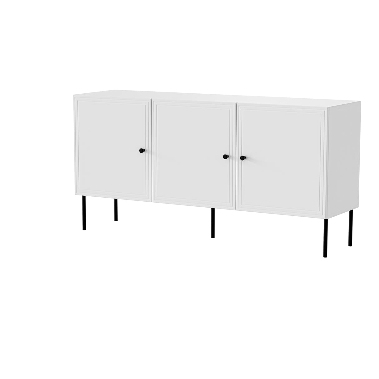 Kommode, MAISON LINEA 150x75x45cm, Weiss matt