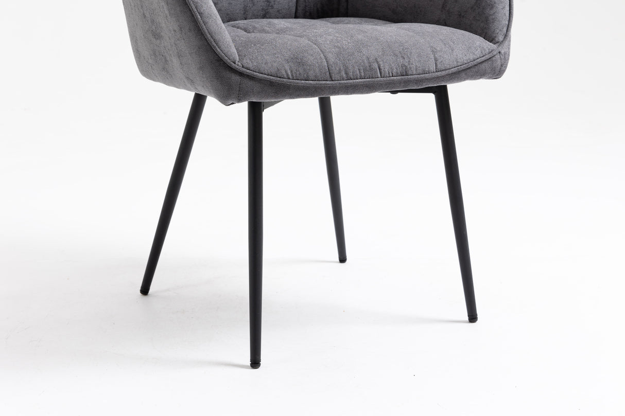 Armlehnstuhl Monaco gelb gepolstert