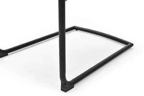 Milan – Komfort Freischwinger Stuhl Braun 45x61x101cm