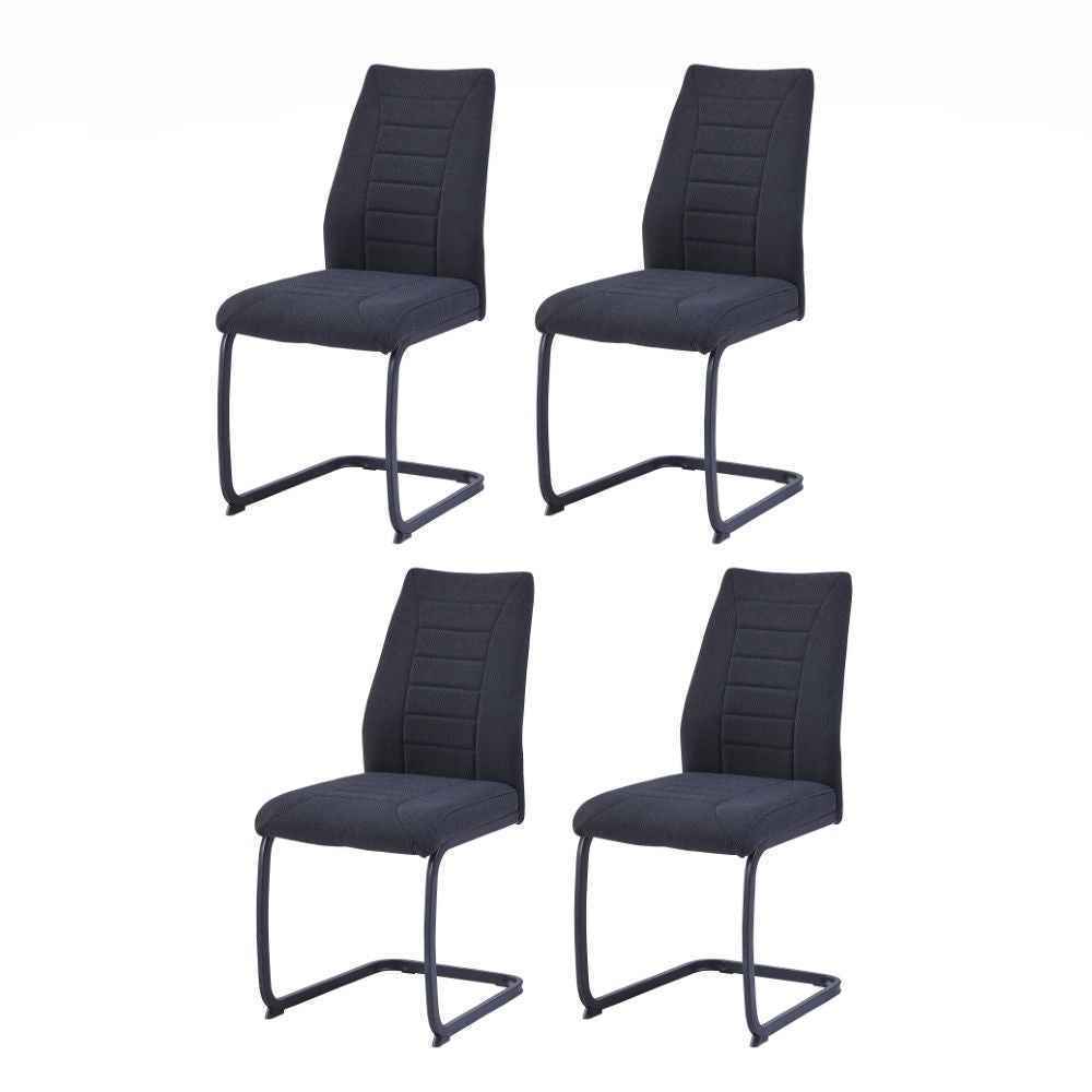 NEVIA – Komfort Freischwinger Stuhl Taupe 43x60x92cm