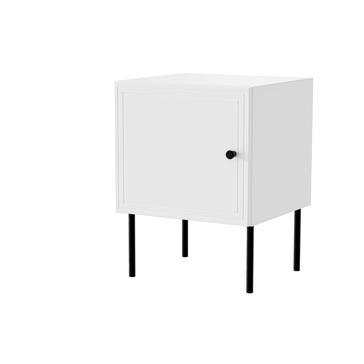 Set Nachttisch, MAISON LINEA 44,5x59x40.5 cm, Weiss matt