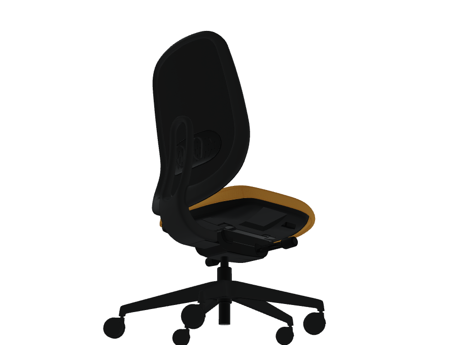 Oliver Bürostuhl 360 gelb/ schwarz - Prime Möbel