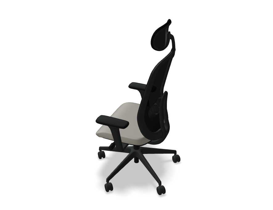 Oliver Bürostuhl 360 Kopf.+ 4D schwarz /beige - Prime Möbel