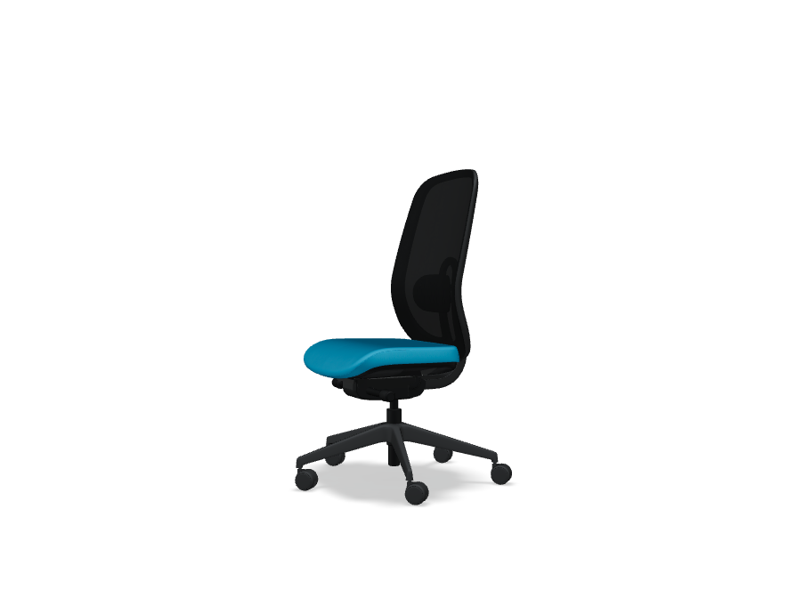 Oliver Bürostuhl 360 aqua/ schwarz - Prime Möbel