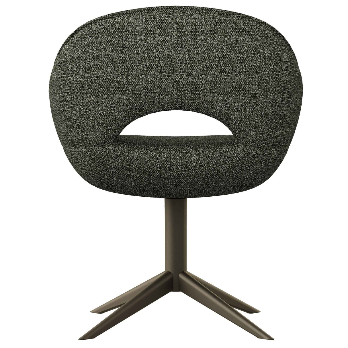OREO Design Esszimmer Stuhl 360° Grün - offener Rücken