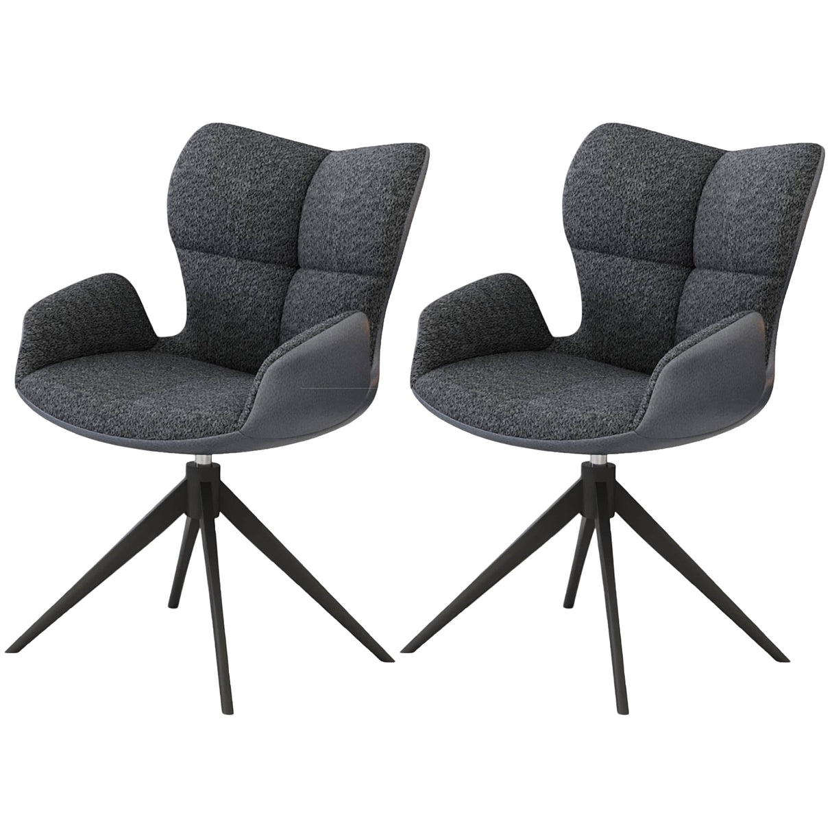 Stuhl Tiago Dreh- Stuhl Grau mit 360°-Funktion