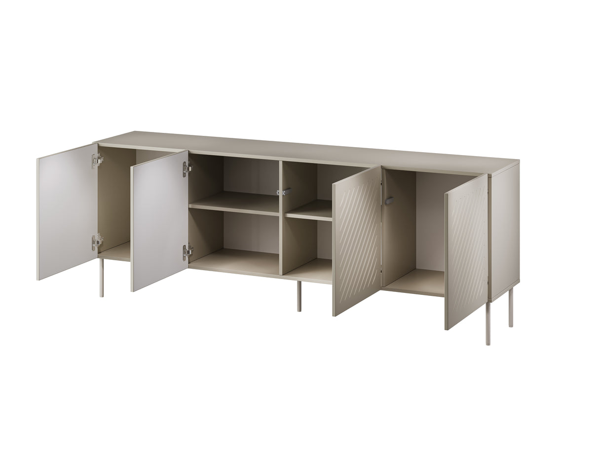 Sideboard Rivano 200×75×42cm – Beige matt