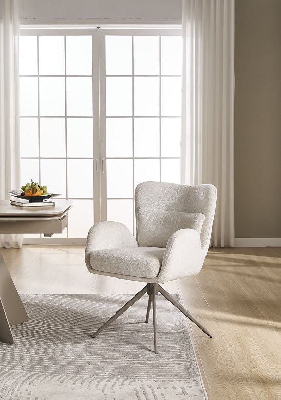 Armlehnstuhl Adrian 180° Beige