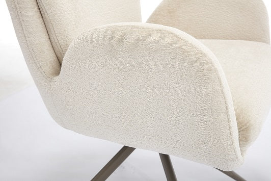 Armlehnstuhl Adrian 180° Beige