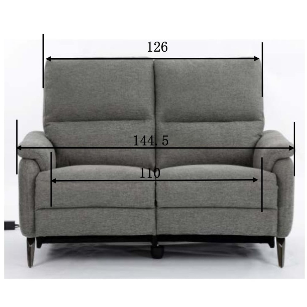 Davos 2-sitzer Sofa grau, Funktion mit Motor