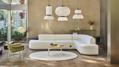 Artiko Ecksofa Himmelblau - 320cm x 230cm Blue Line