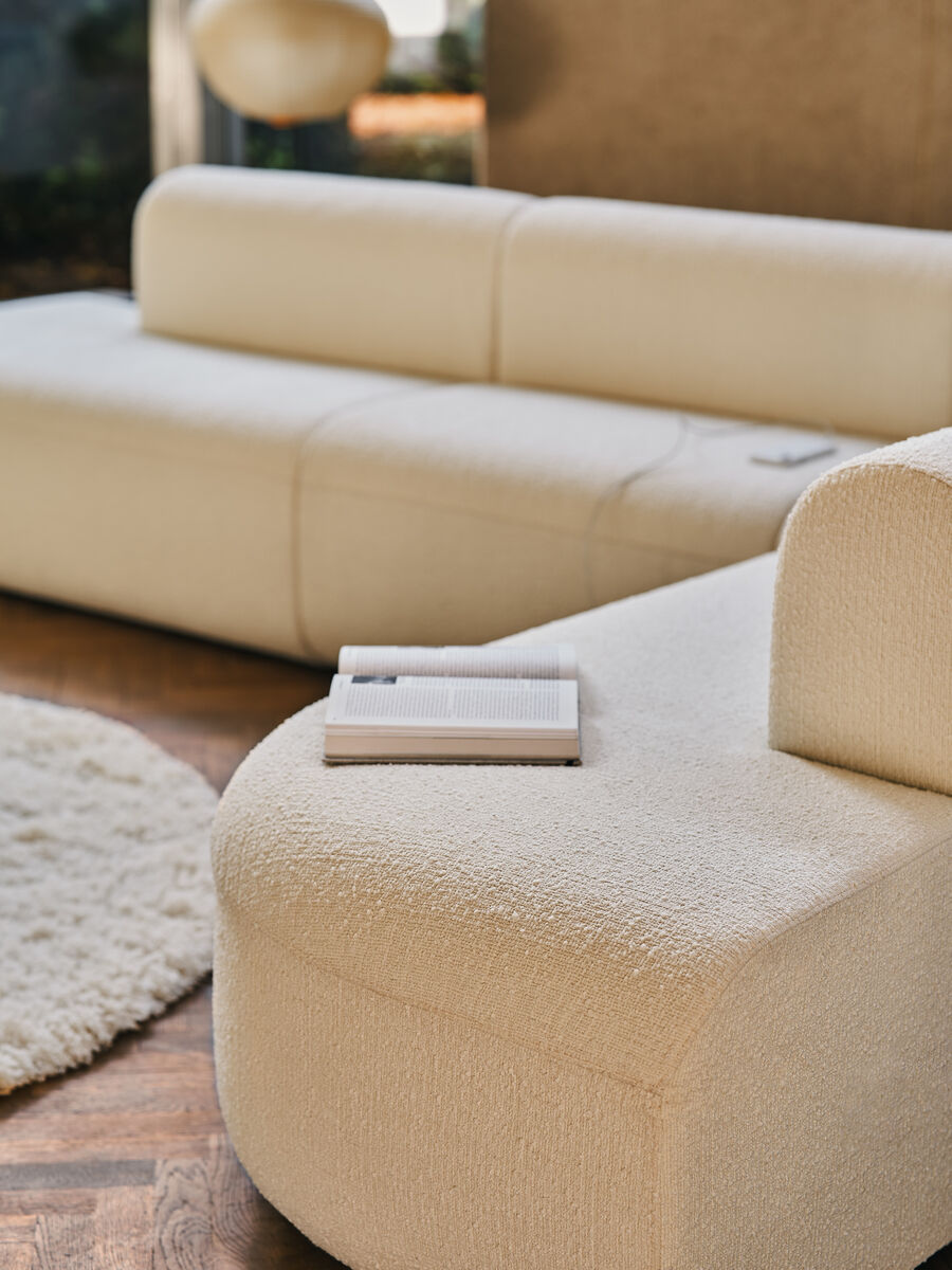 Artiko Ecksofa Weiss- 320cm x 230cm - Prime Möbel