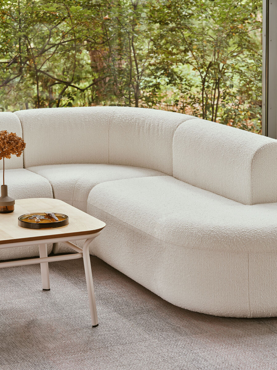 Artiko Ecksofa Weiss- 320cm x 230cm - Prime Möbel