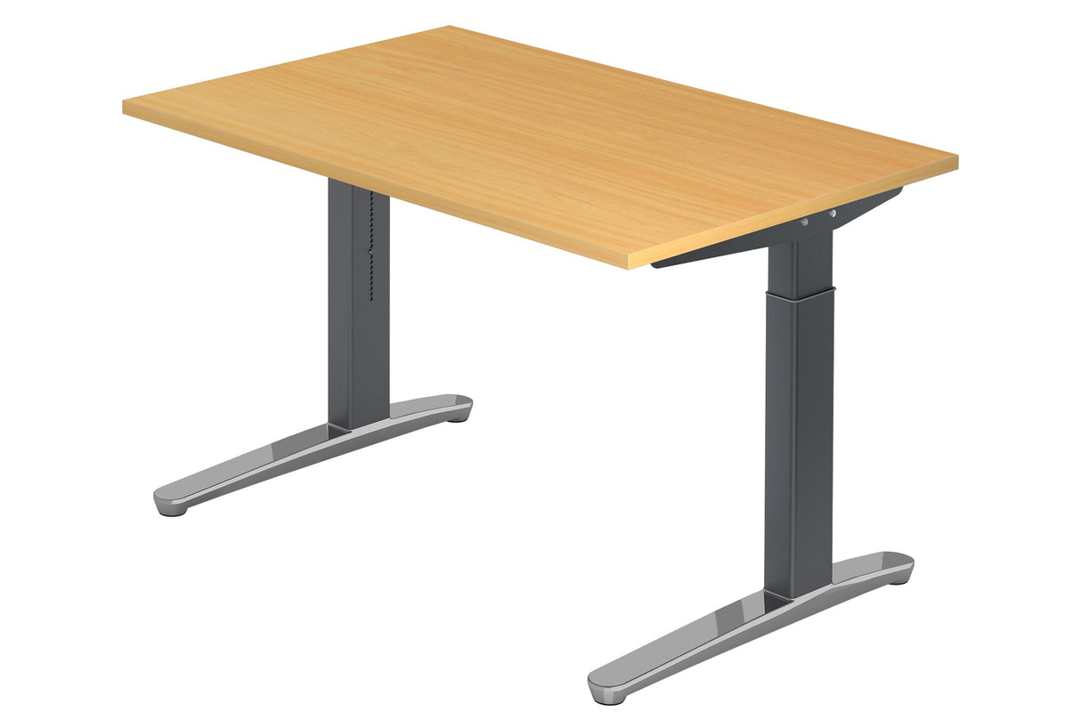 Schreibtisch XB12 120 x 80 cm –Buche Graphit Blue Line