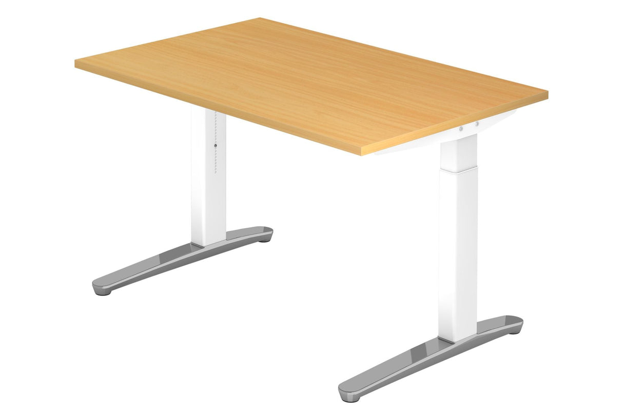 Schreibtisch XB12 120 x 80 cm –Buche Weiß Blue Line