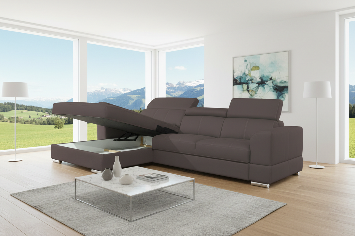 Ecksofa Montana TX 284x190 – R-Sofa Bett & Stauraum