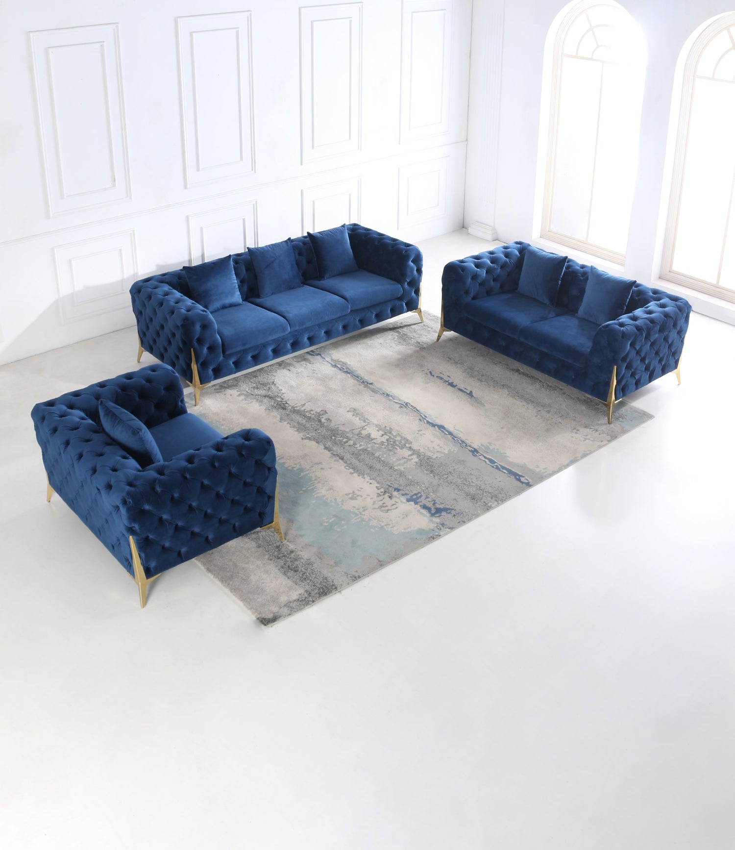 Bellagio Sofa Set – Premium Chesterfield Design Italy Desgin