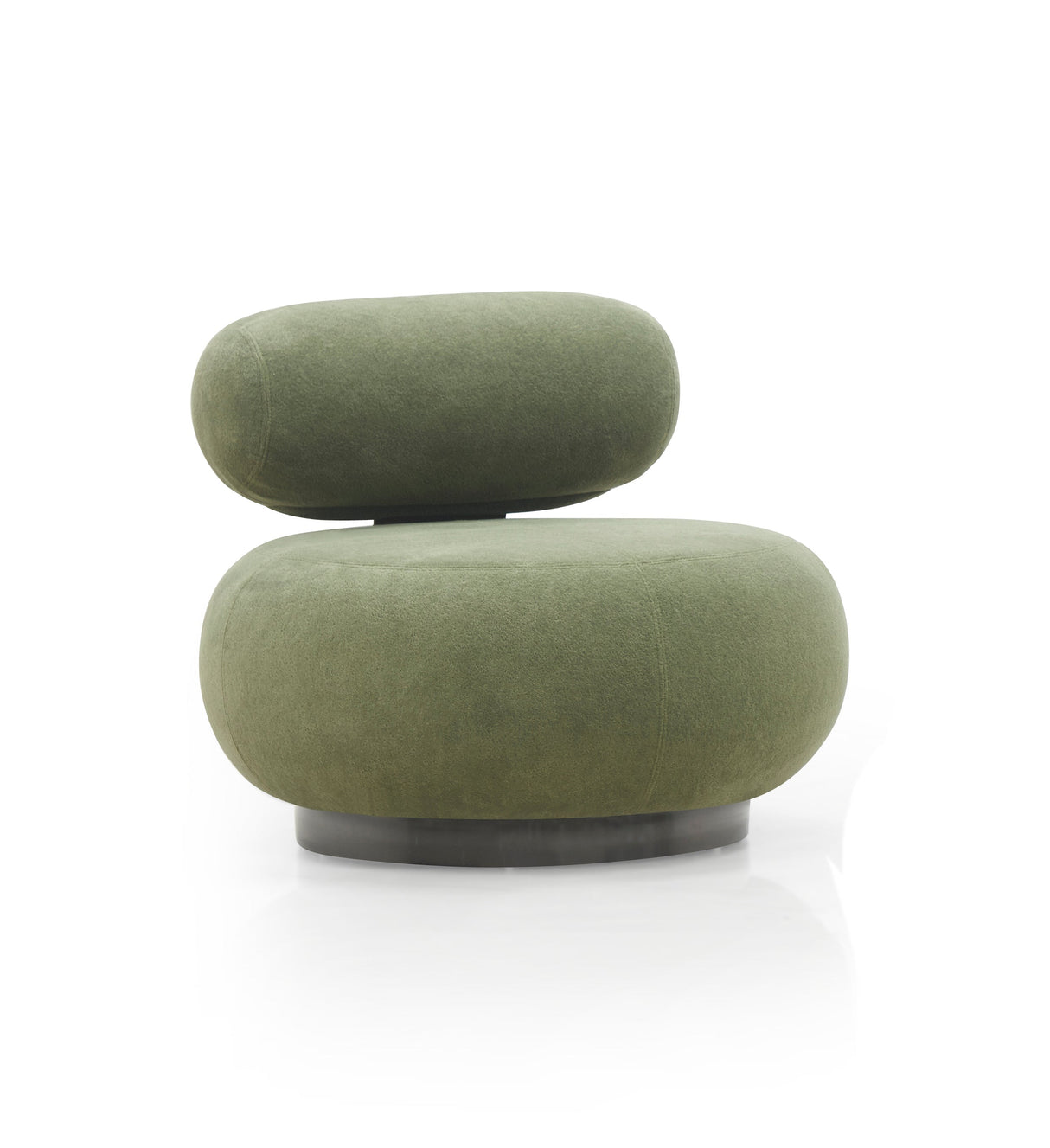 Wohn-Sofa-Set Milano Eleganza +2 Hockern Italy Desgin