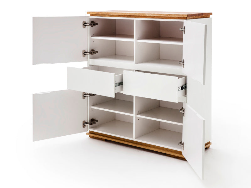 Chiaron Highboard-weiß matt lackiert 100cm MCA Furniture