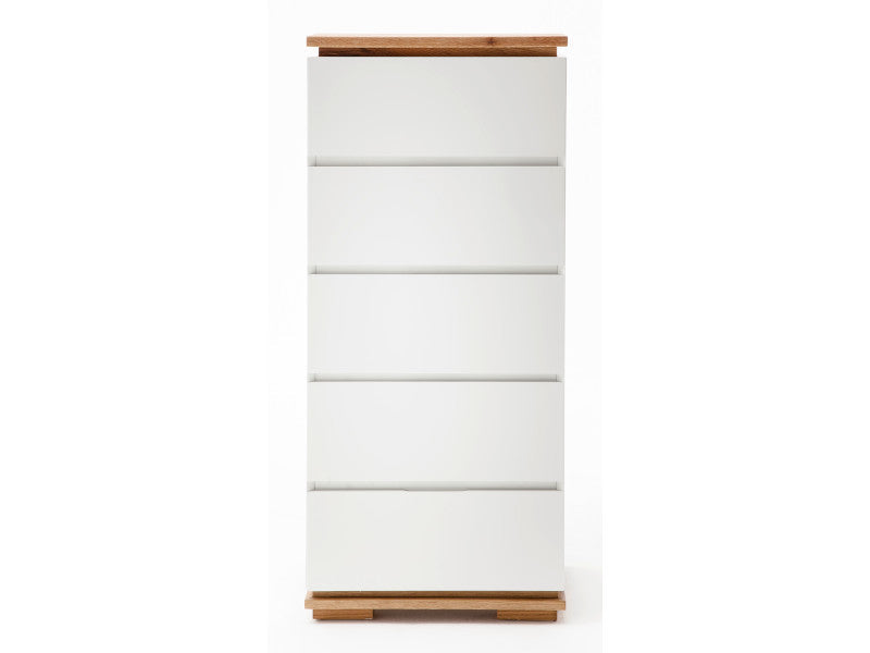 Chiaron Hochkommode schwarz hochglanz lackiert MCA Furniture