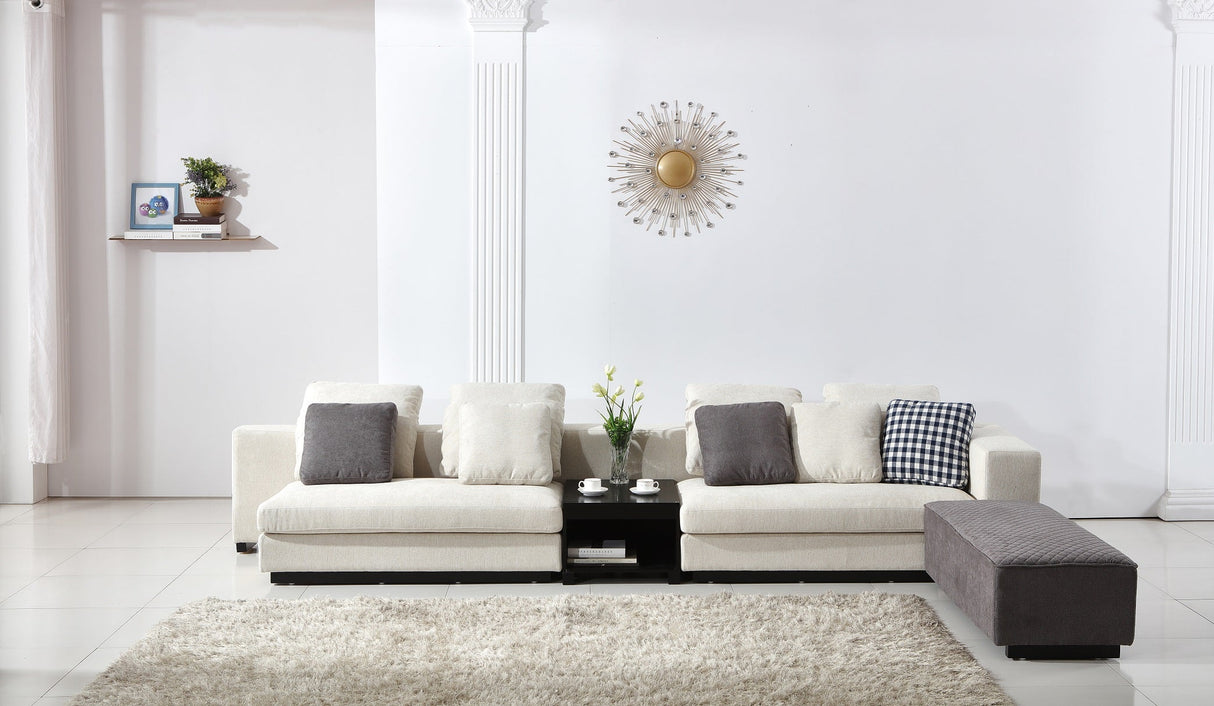 Luzern Wohnsofa Set +Hocker und Tisch Kissen Prime Möbel