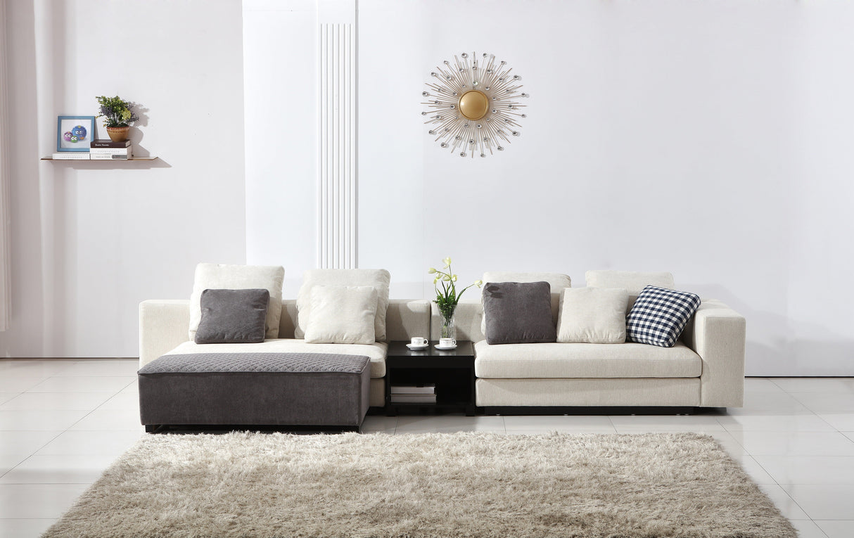 Luzern Wohnsofa Set +Hocker und Tisch Kissen Prime Möbel