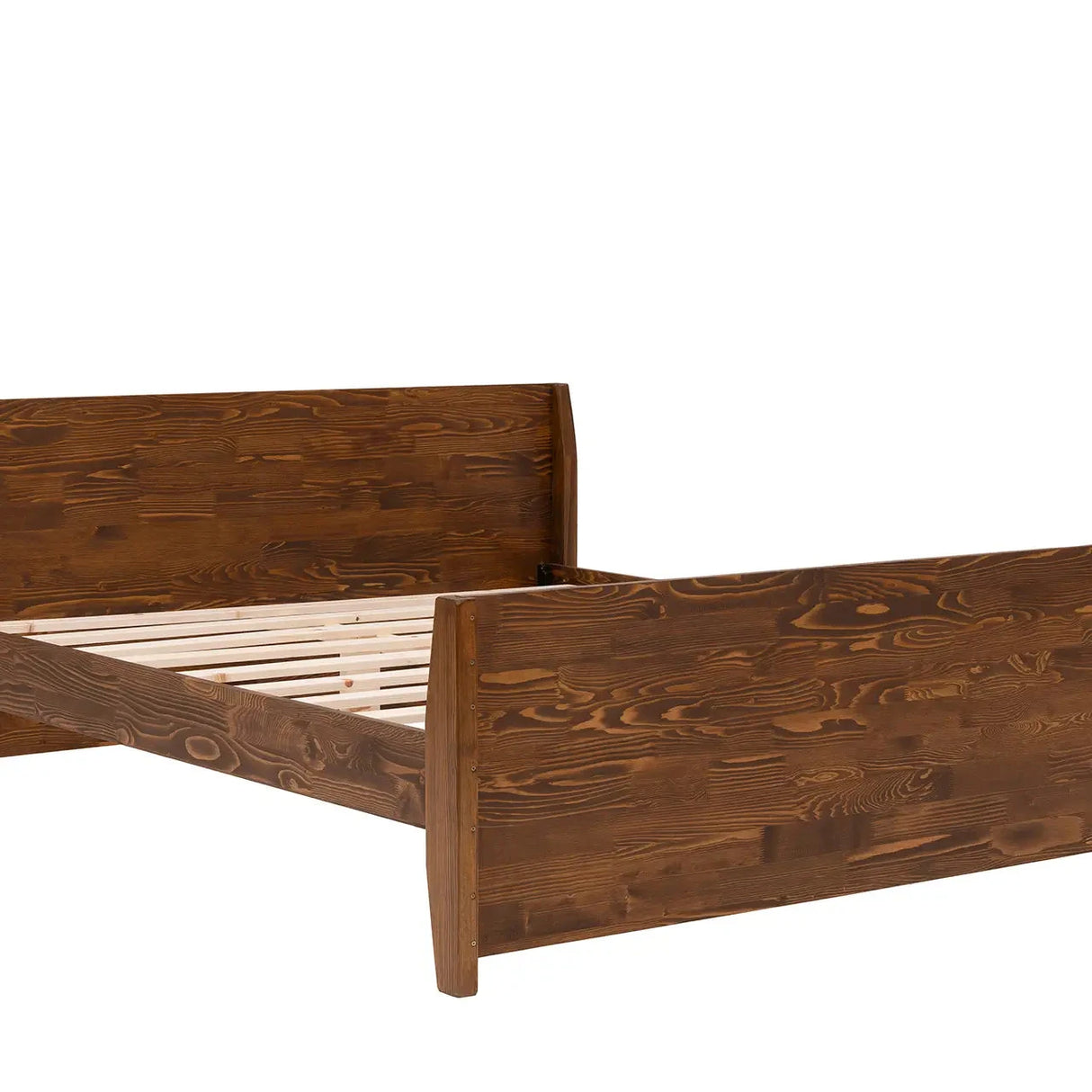 Markus Holzbett – Einzelbett aus Kiefernholz in Braun - Prime Möbel