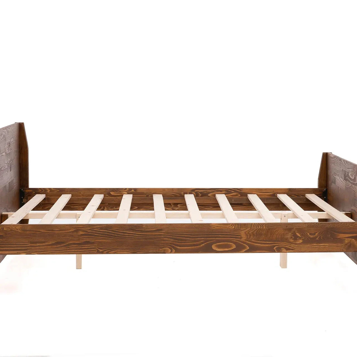 Markus Holzbett – Einzelbett aus Kiefernholz in Braun - Prime Möbel