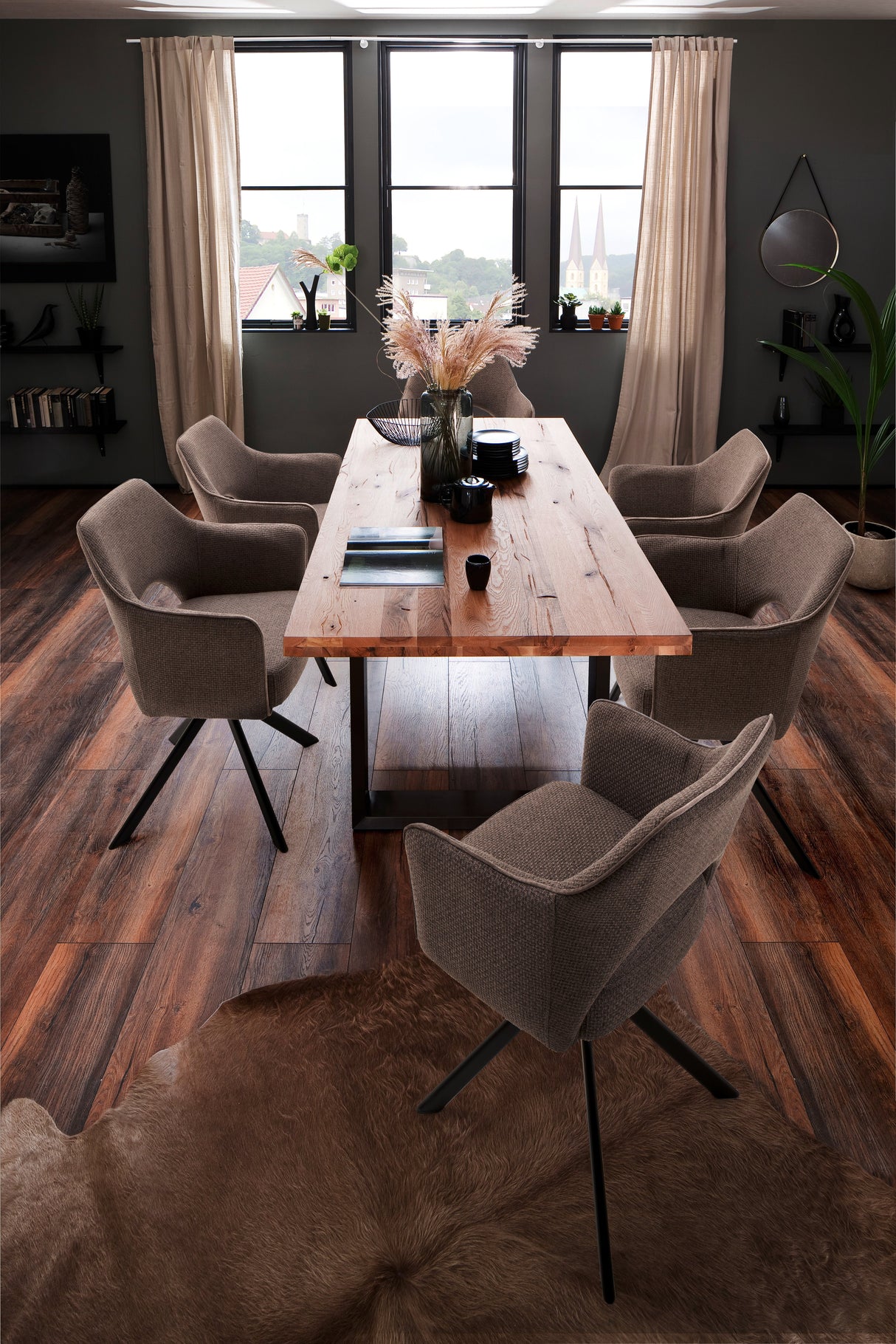 Armlehnstuhl Kasim 2er Set Drehbar Prime Möbel