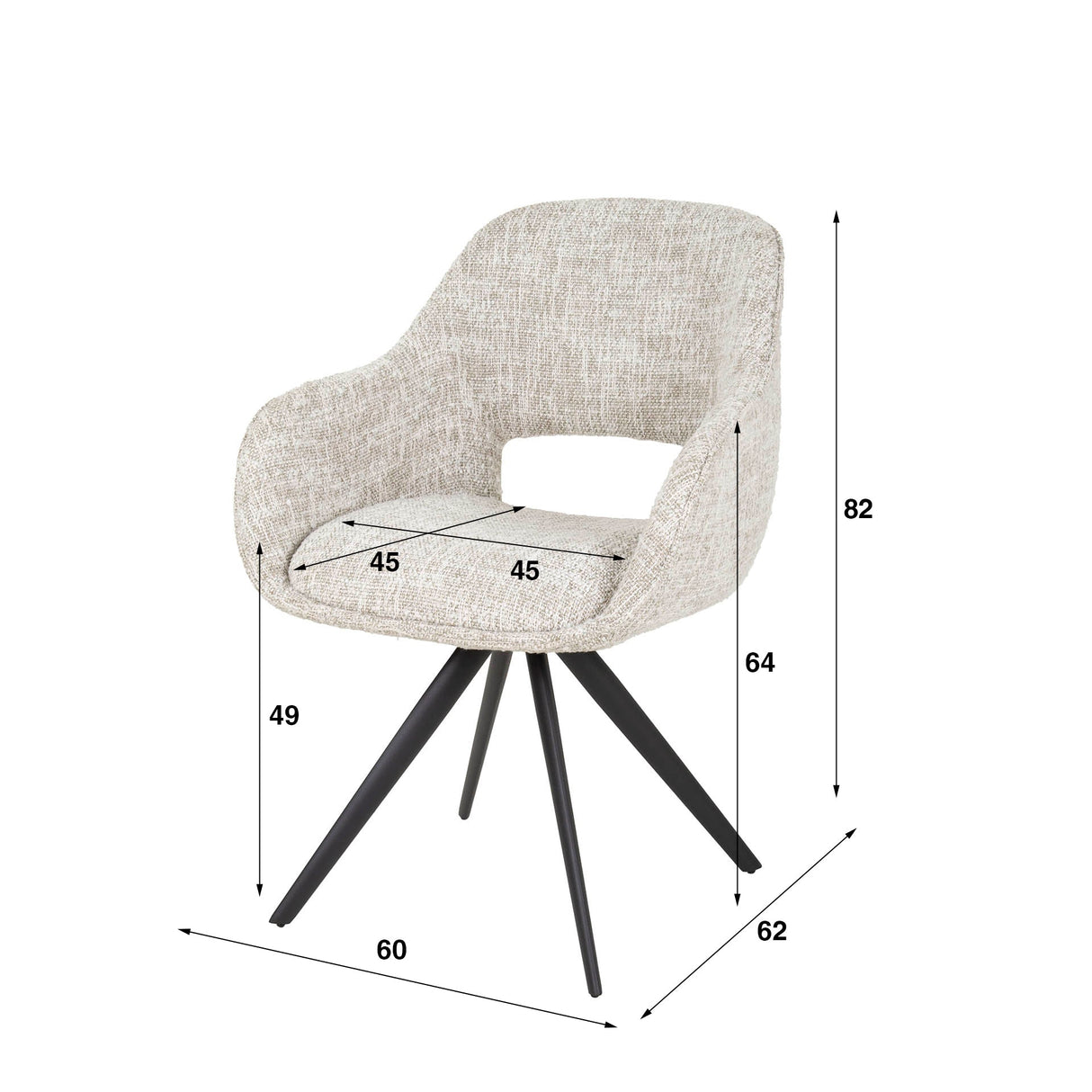 Armlehnstuhl Sandro Stil und Komfort in einem - Prime Möbel